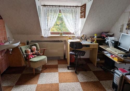 Durchgangszimmer vor Schlafzimmer