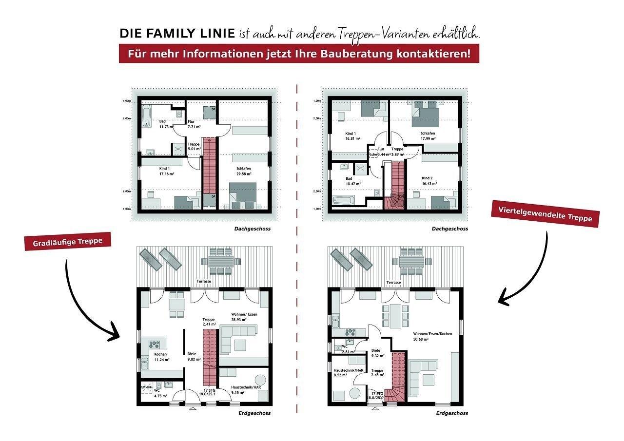 Individuelle Grundrissgestaltung