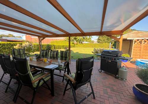 Überdachte Terrasse