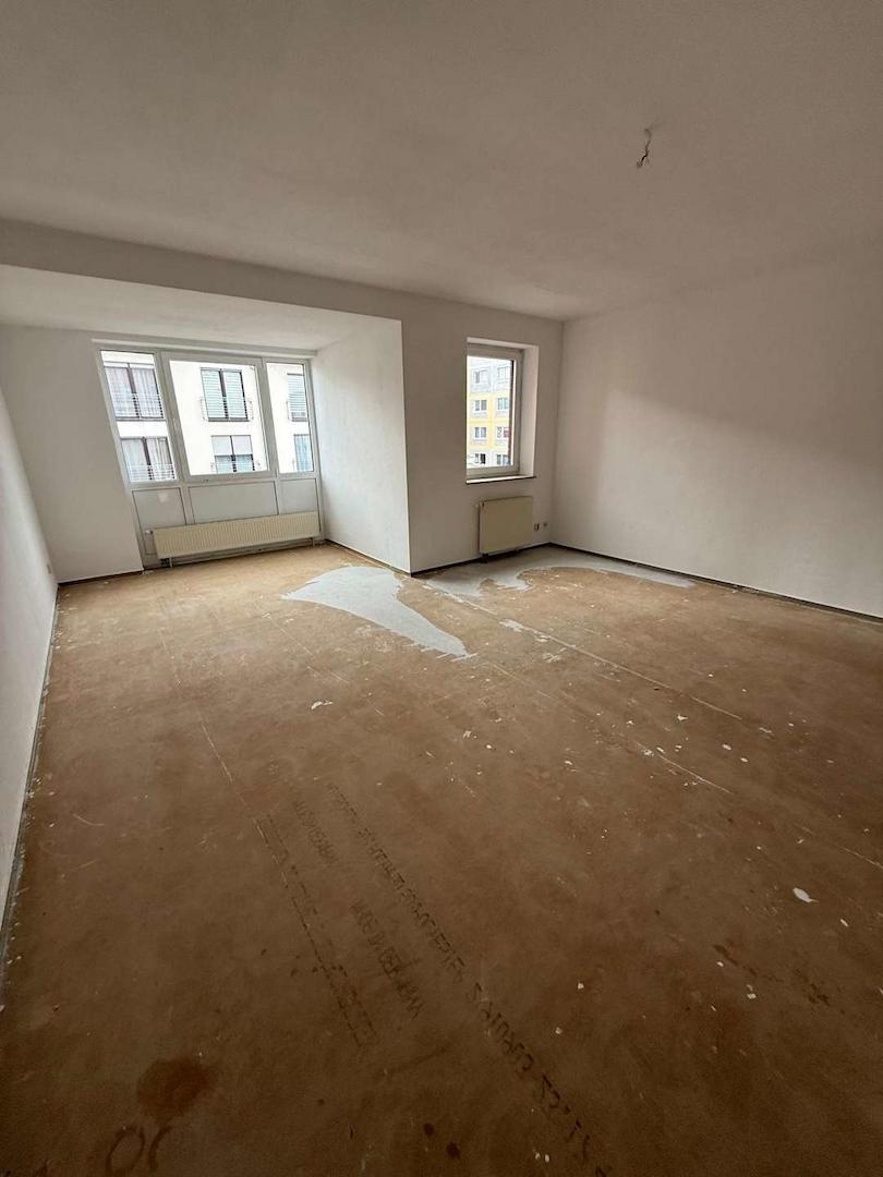 Wohnzimmer vor der Renovierung