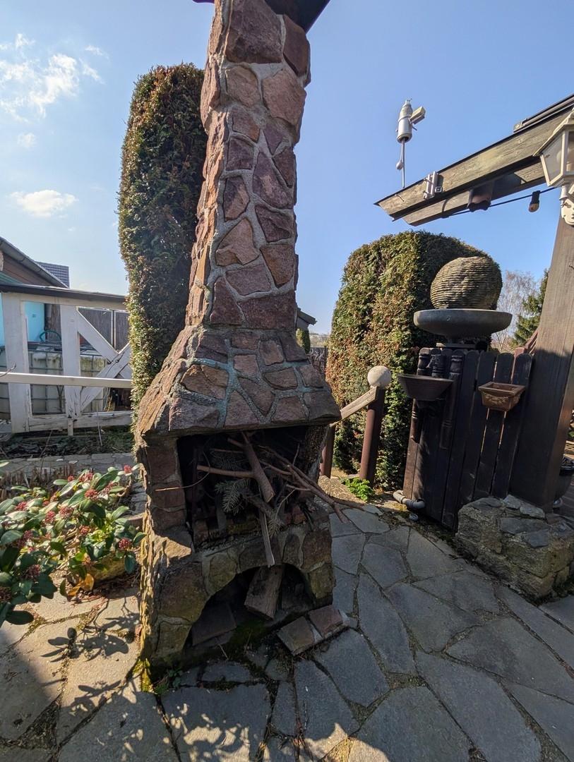 Garten Kamin