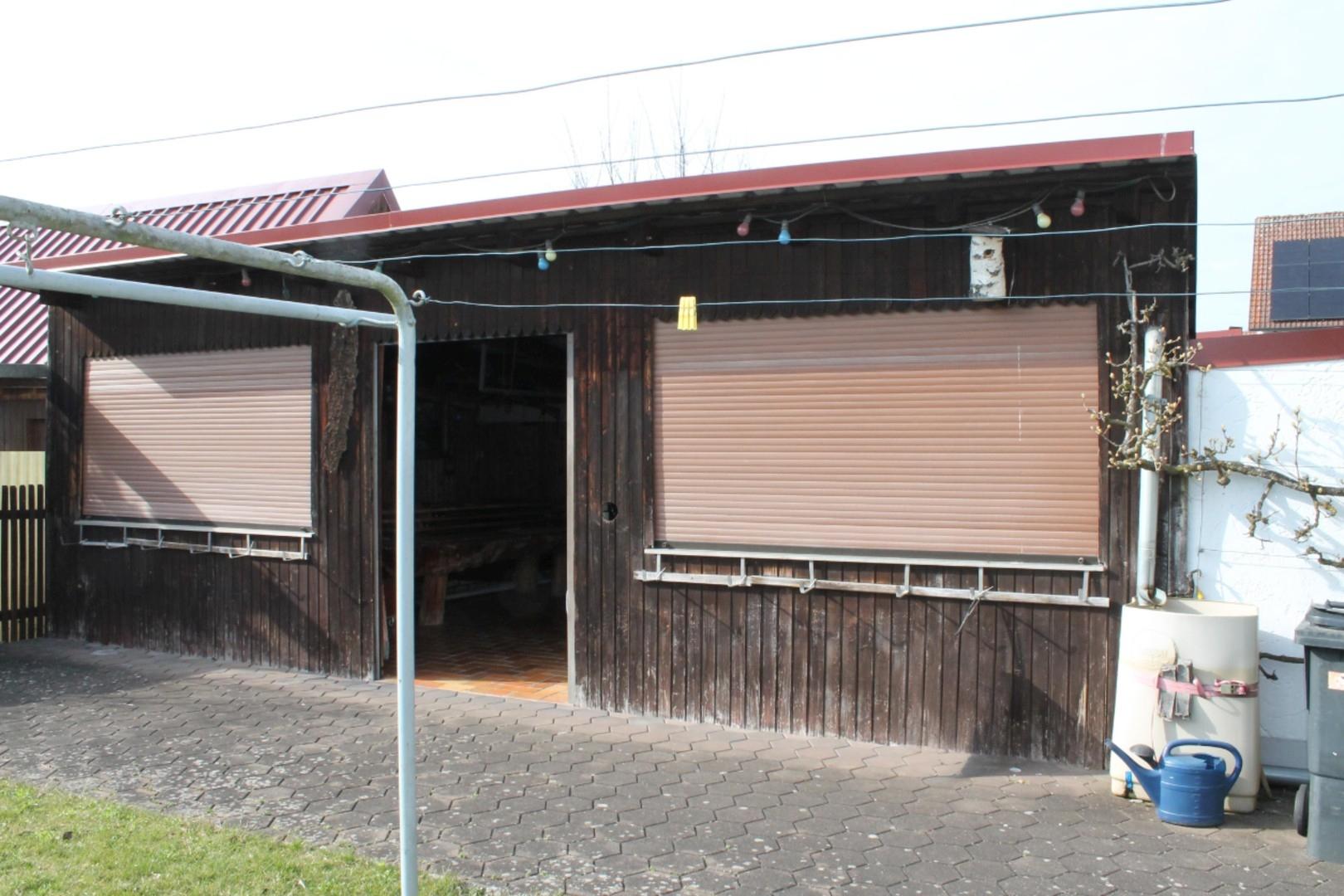 Gartenhaus m. Werkstatt