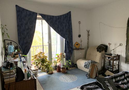 Schlafzimmer mit Balkon ...