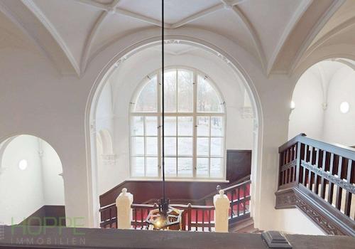 Blick ins Treppenhaus