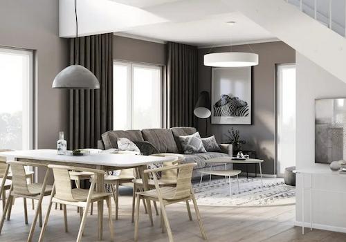 Illustration Wohn-Essbereich Point 153.1 S