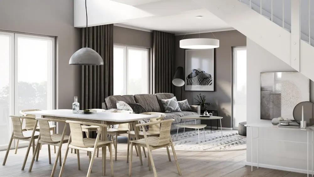 Illustration Wohn-Essbereich Point 153.1 S