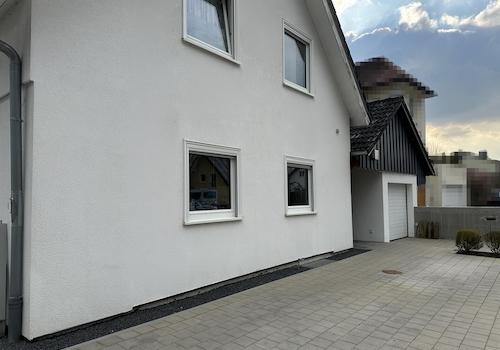 Haus-Außenansicht-Detail