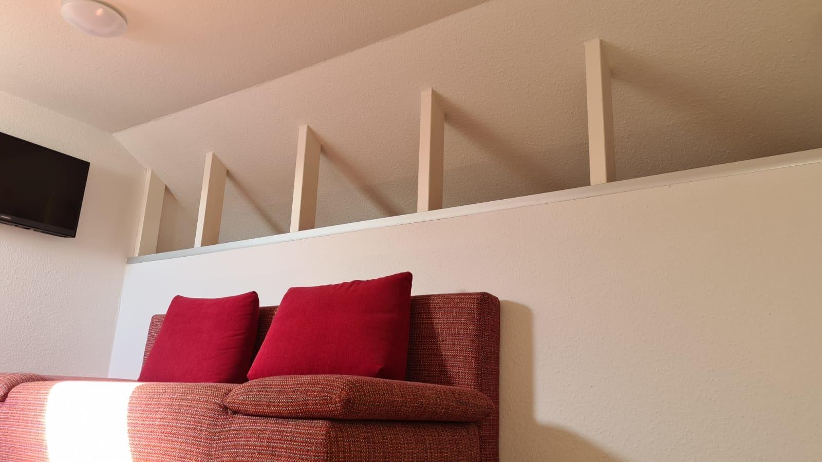 halboffene Zwischendecke zum Verweilen