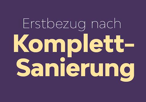 Erstbezug nach Komplettsanierung (2)