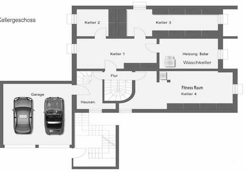 Grundriss Keller