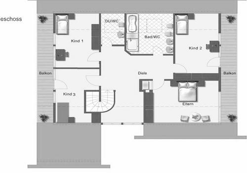 Grundriss Dachgeschoss