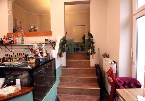 Aufgang zum Sitzraum