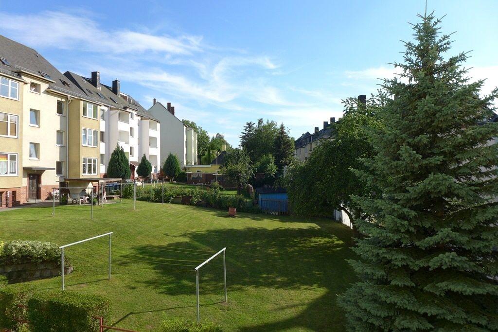 Blick auf das Grundstück