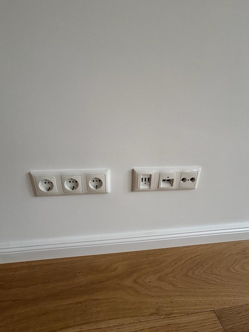 Anschlüsse in beiden Zimmern