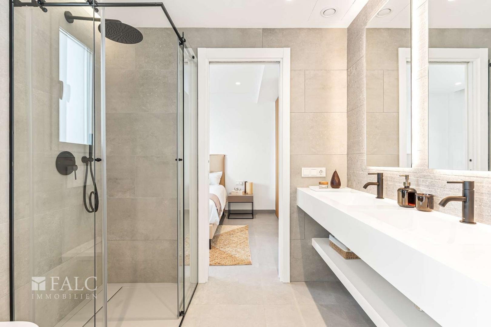 Badezimmer im Schlafzimmer