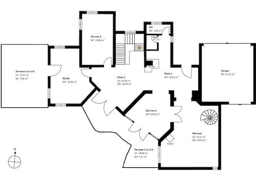 Grundriss Erdgeschoss