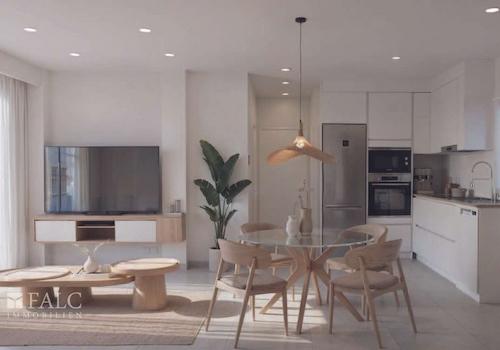 Offener Wohnbereich im Atico