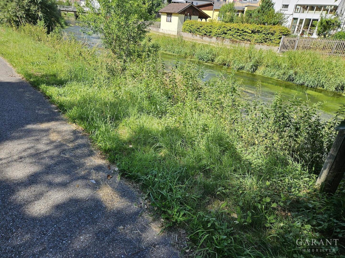 Lauchert vom Grundstück aus