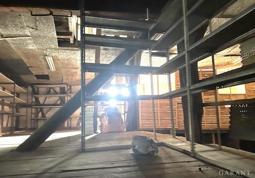 Blick in die Scheune