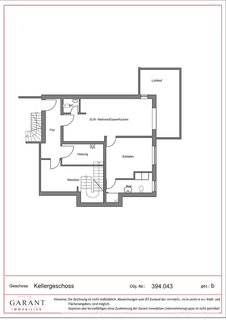 Grundriss Kellergeschoss