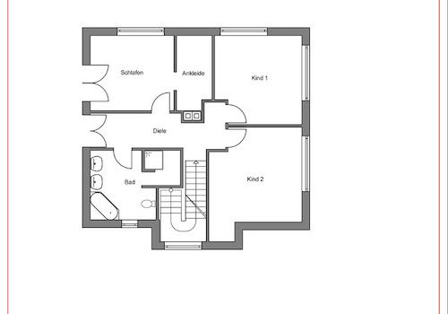 Grundriss Obergeschoss