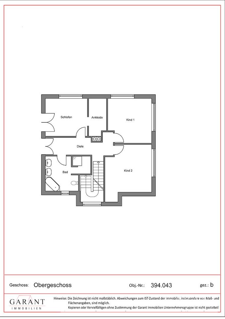 Grundriss Obergeschoss
