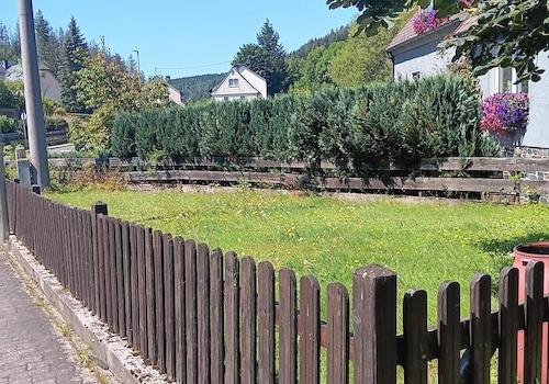 Grünfläche zum Haus - Teil 1