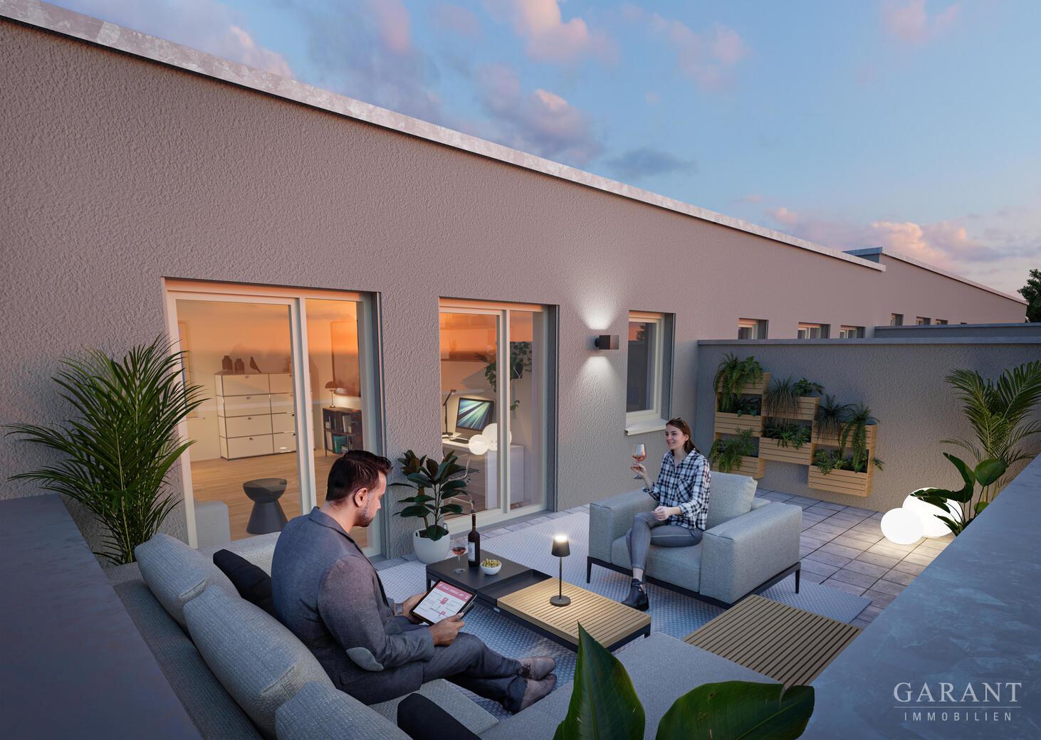 72891 5RH Gaustadt Visualisierung Dachterrasse