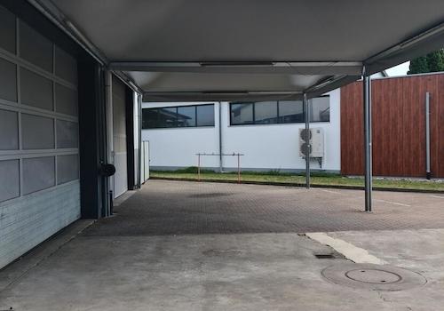 Werkstatt Überdachung