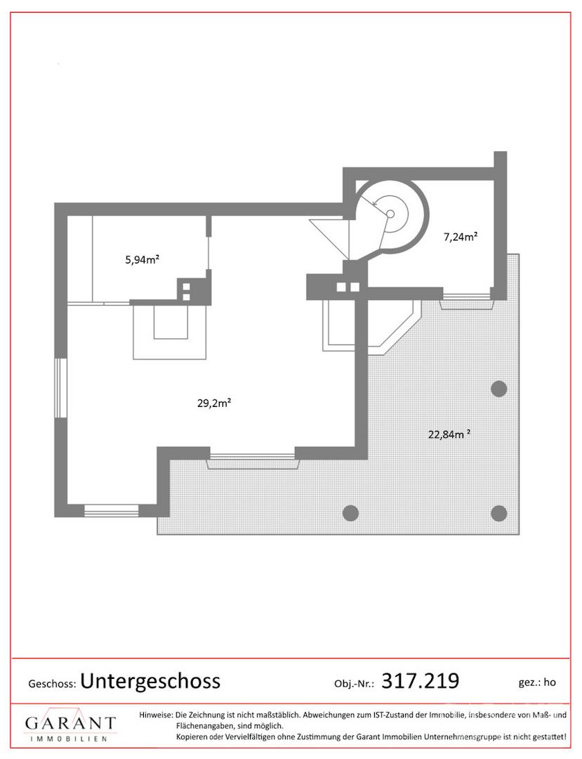 Grundriss Untergeschoss
