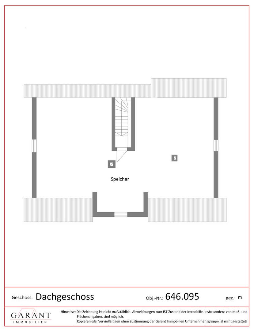 Grundriss Dachgeschoss