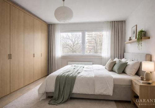 KI-Visualisierung  Modernes Schlafzimmer