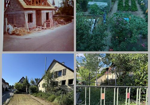 Aussenbereich damals und heute