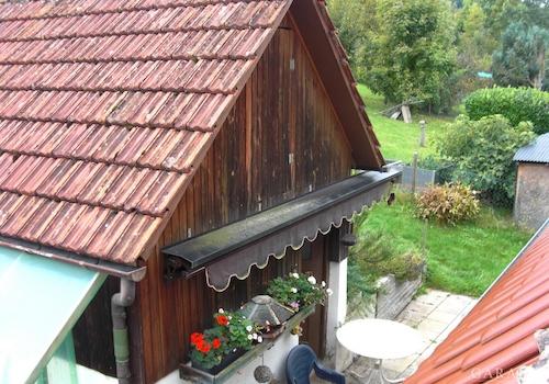 Blick auf die Scheune