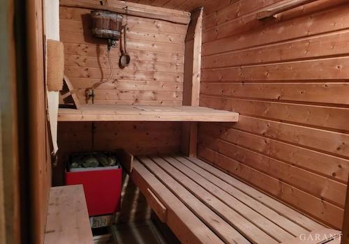 Sauna im Keller