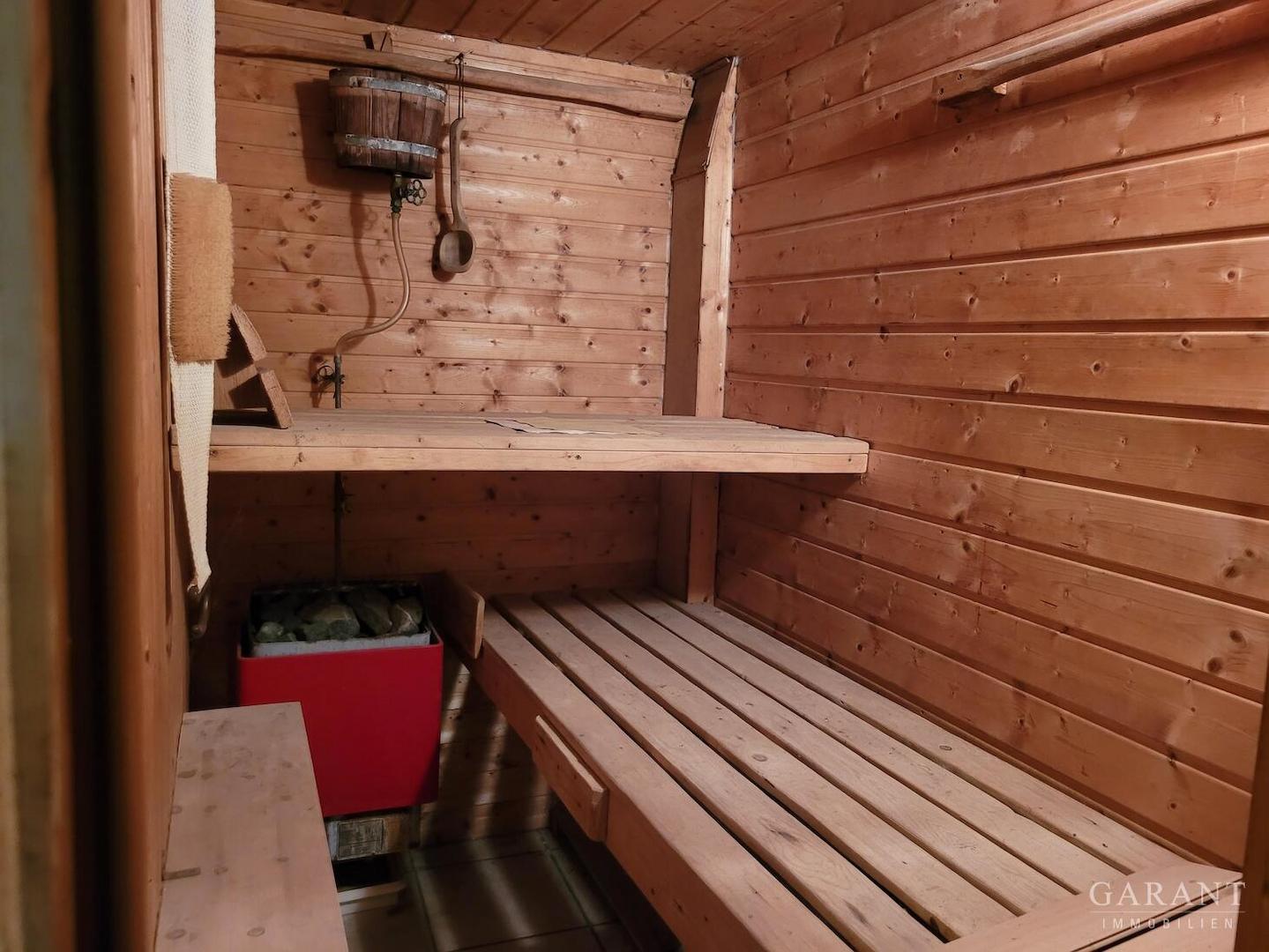Sauna im Keller