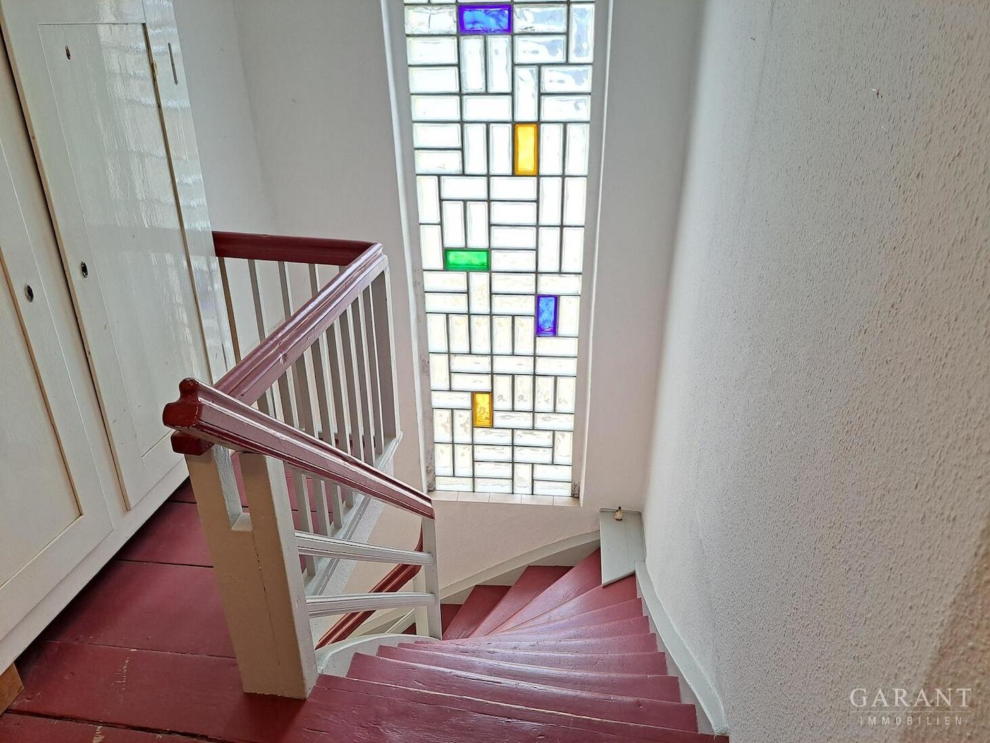 Gepflegtes Treppenhaus