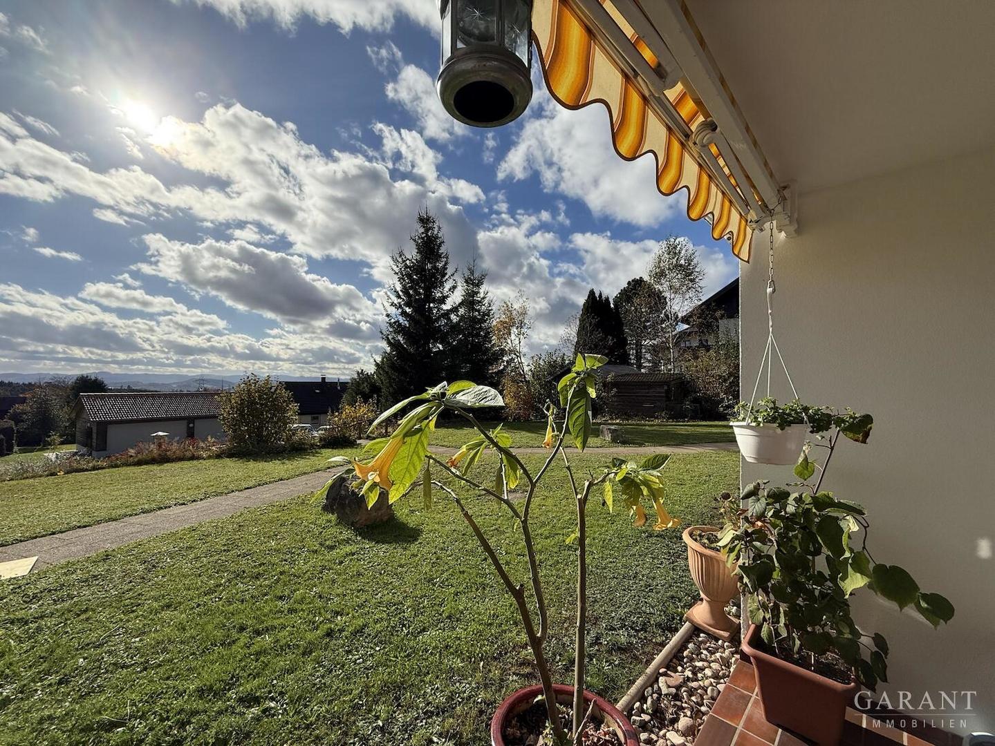 Blick von der Terrasse