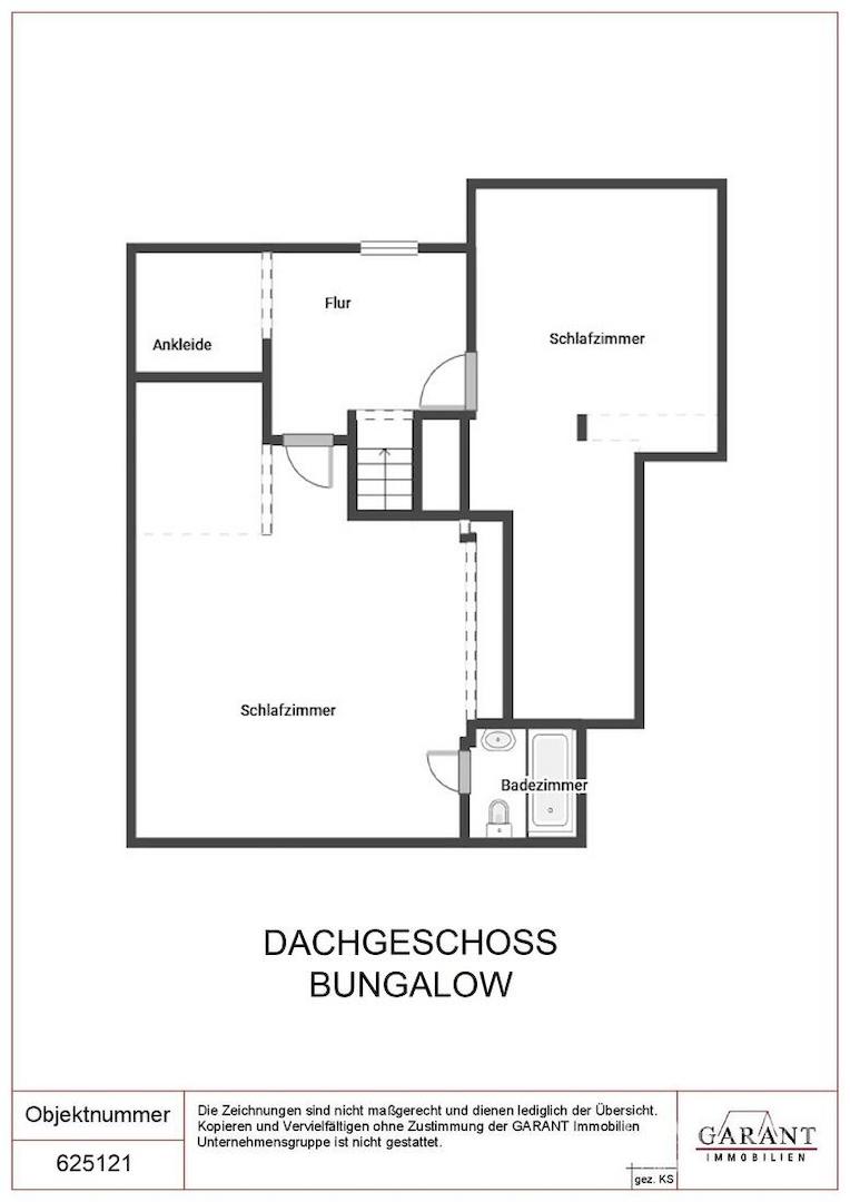 Grundriss Dachgeschoss Bungalow