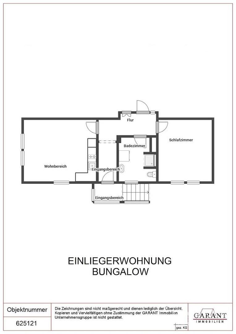Grundriss Einliegerwohnung Bungalow