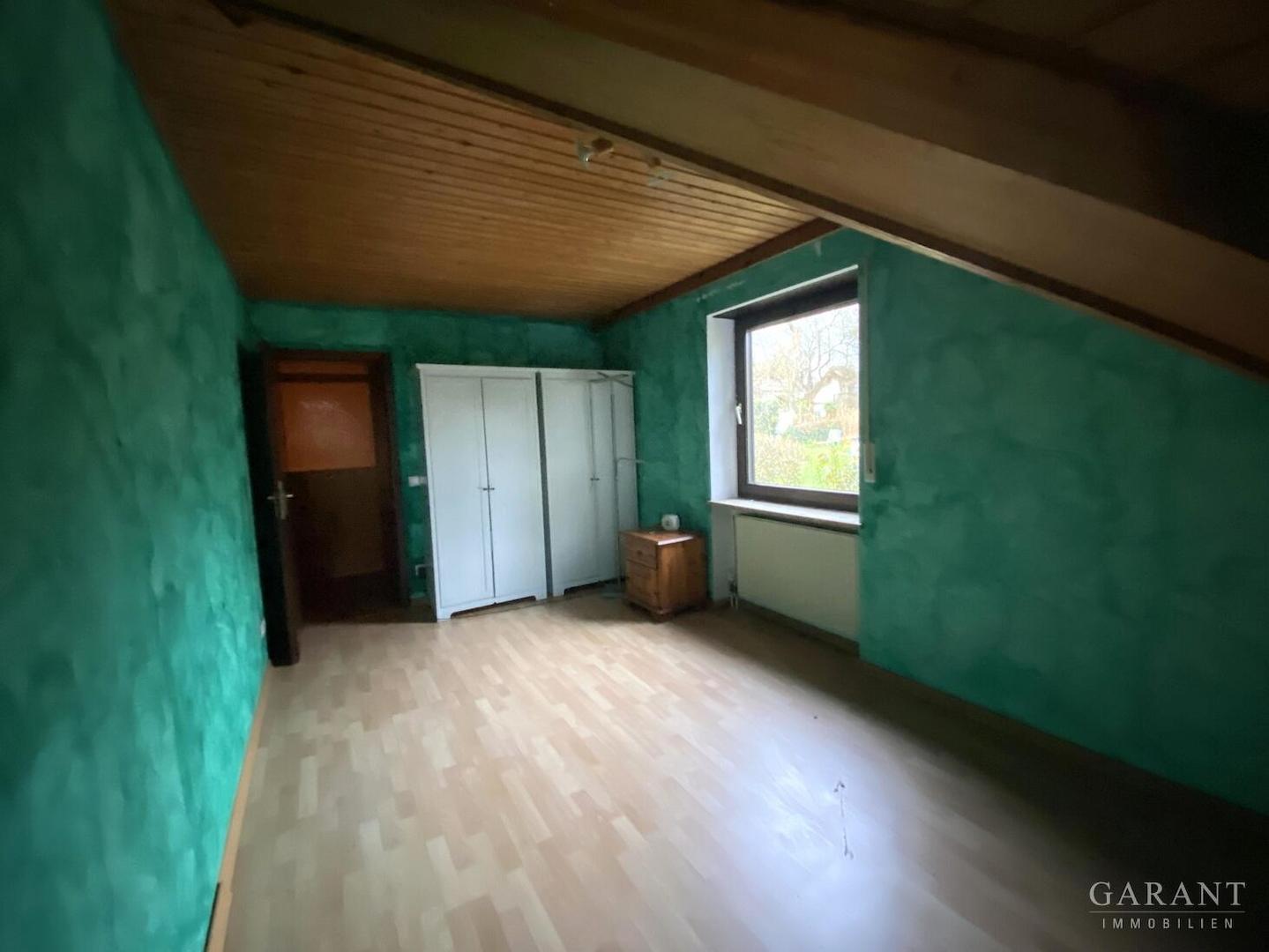 Blick in ein  DG-Zimmer