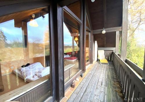 Blick auf den Südbalkon