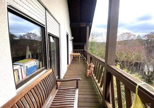 Blick auf den Westbalkon