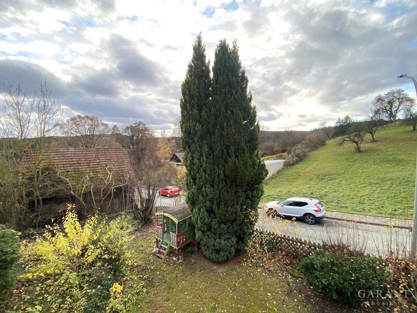 Blick vom Westbalkon