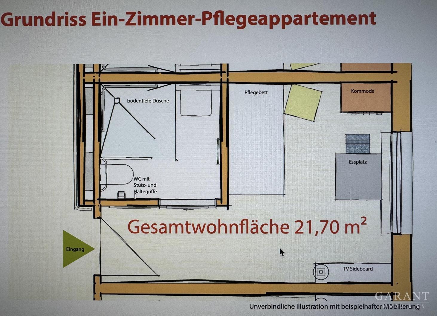 Bild Grundriss Appartement