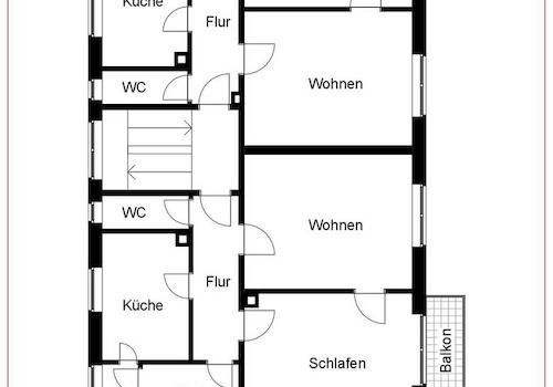 1. und 3. Obergeschoss