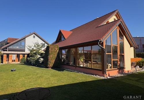 Ansicht EFH, Gartenseite