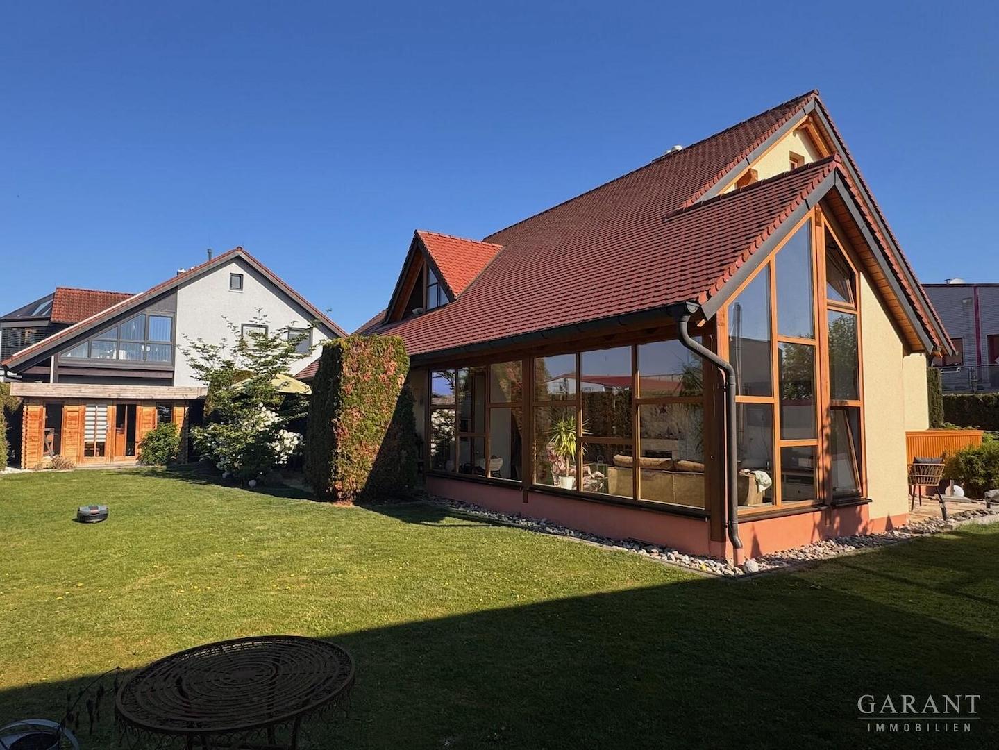 Ansicht EFH, Gartenseite