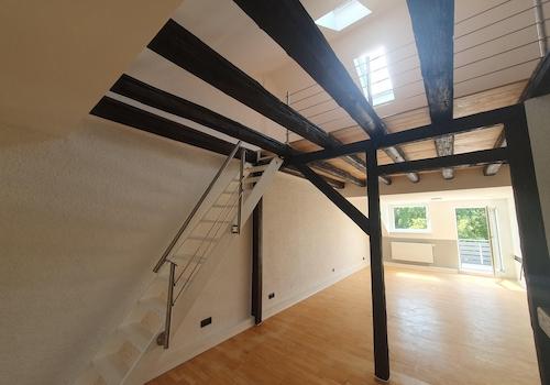 Aufgang zum Spitzboden