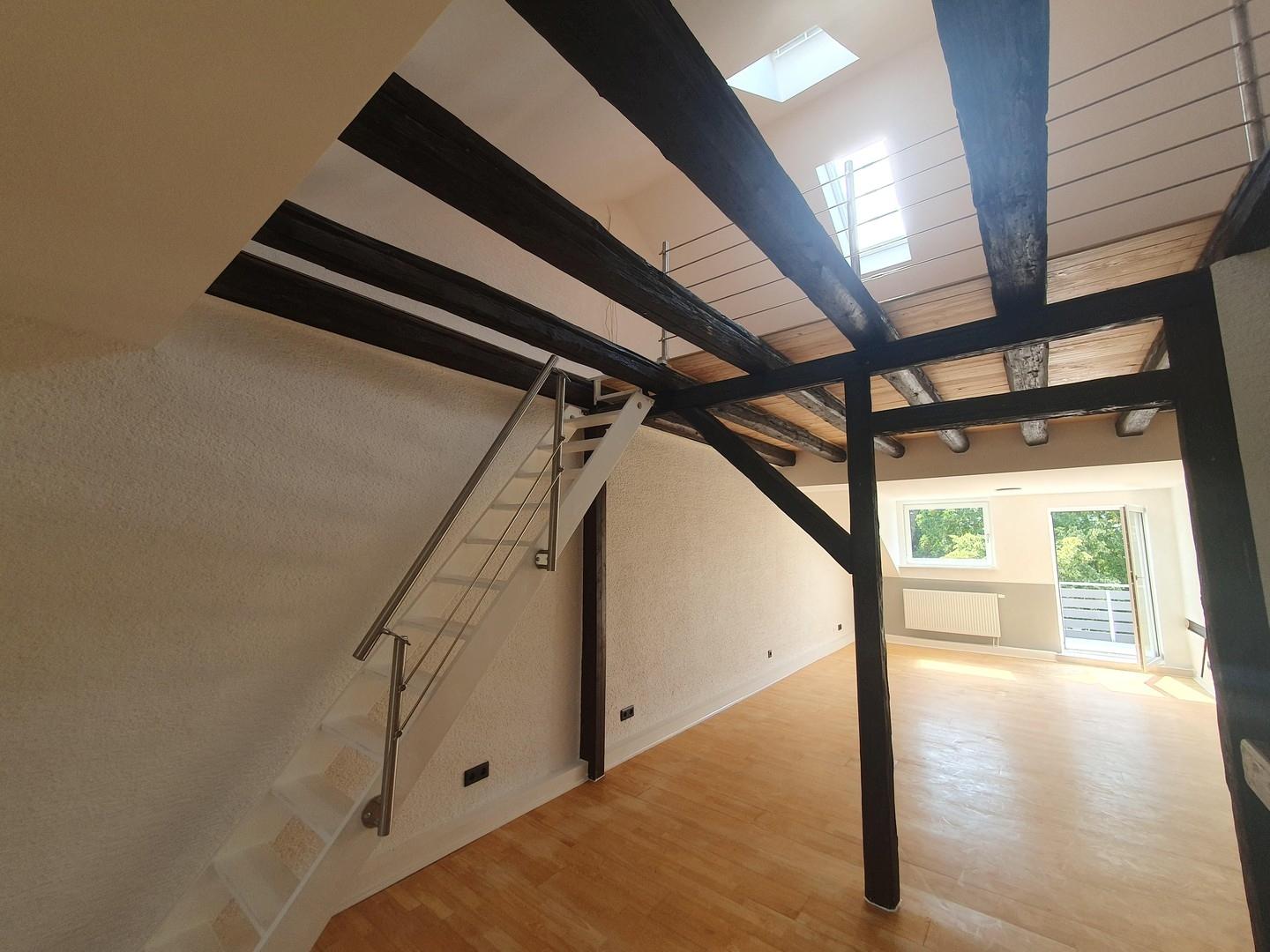 Aufgang zum Spitzboden
